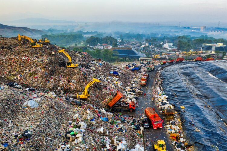 mountain of garbage
